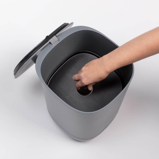 Kompostownik bez bakterii Plastia Bokashi szary - 4