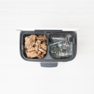 Brabantia Bo waste bin 2x30l white - 5