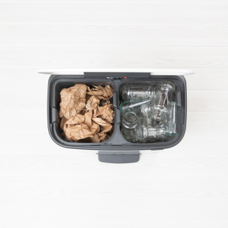 Kosz na śmieci Brabantia Bo 2x30l biały - 5