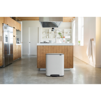 Kosz na śmieci Brabantia Bo 2x30l biały - 9