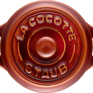 Staub Mini Cocotte Okrągły - 200 ml, Kasztanowy - 2