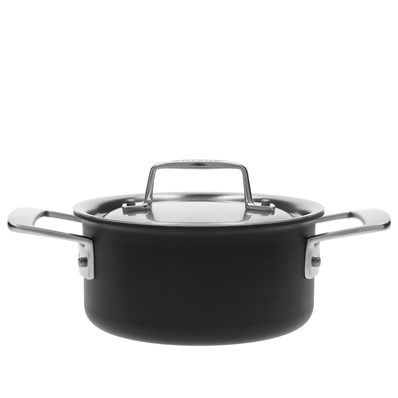 Garnek niski Demeyere Black 5 z pokrywą 1.5 l | BESTSELLER