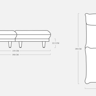 Leżak Fatboy Paletti Daybed Sahara - 6