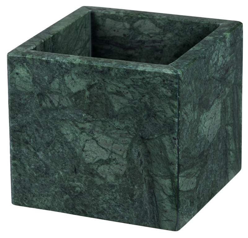 Pojemnik łazienkowy Mette Ditmer Denmark Marble Cube Dark Forest | BESTSELLER | SZYBKA WYSYŁKA
