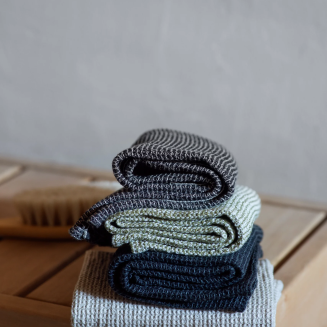 Ręcznik Lapuan Kankurit Terva black-linen 65x130 cm | BESTSELLER | SZYBKA WYSYŁKA 24H - 3