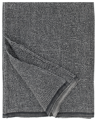 Ręcznik Lapuan Kankurit Terva black-linen 65x130 cm