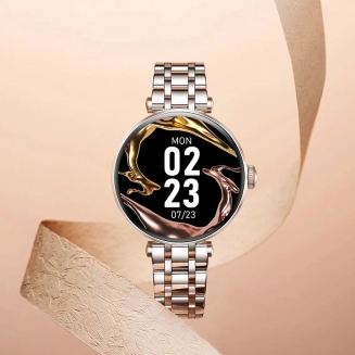 Smartwatch Gravity Różowe Złoto-srebrny Różowy 2 Paski GT26-4 - 6