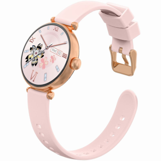 Smartwatch Gravity Różowe Złoto-srebrny Różowy 2 Paski GT26-4 - 7