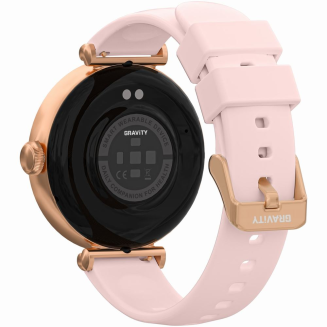Smartwatch Gravity Różowe Złoto-srebrny Różowy 2 Paski GT26-4 - 8