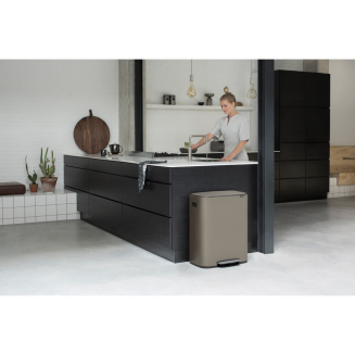 Kosz na śmieci Brabantia Bo 60l platynowy - 9