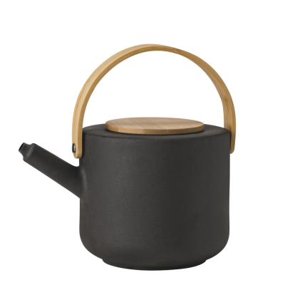 Dzbanek na herbatę Stelton Theo Black 1.25 l