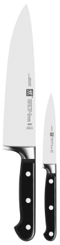 Zestaw 2 noży Zwilling Professional S: Nóż do warzyw 10 cm + Szefa kuchni 20 cm