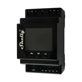 Sterownik rolet SHELLY Pro Dual Cover PM Wi-Fi DIN - 2