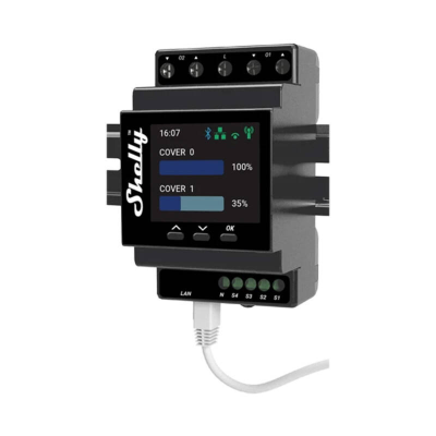  SHELLY Pro Dual Cover PM Wi-Fi DIN roller shutter controller