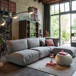 Sofa Fatboy Sumo Medium Mingle Grid Stone - 7