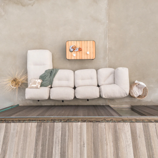  Reclining Sofa SACKit Soft Sand Sand Sofa 4 Seater - 9