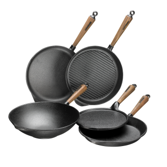 Patelnia żeliwna Skeppshult Walnut 24 cm - 4