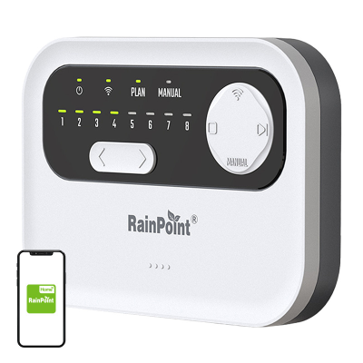 Sterownik zraszaczy RAINPOINT 8-strefowy Wi-Fi