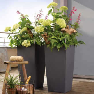 Donica Lechuza Cubico Color 22 | 30 | 40 szary łupek - 9