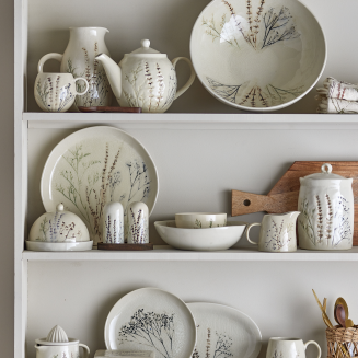 Zestaw porcelany obiadowy Bloomingville Bea 12 szt. | BESTSELLER | SZYBKA WYSYŁKA 24 - 7