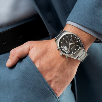 Zegarek Męski PAUL LORENS PL20003B-1C1 + BOX - 4