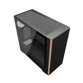  DARKFLASH DS900WS ATX Fanless Computer Case (Black) - 3
