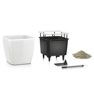  Lechuza Quadro Premium LS 21 flowerpot | 28 | 35 | 43 | 50 white gloss - 2