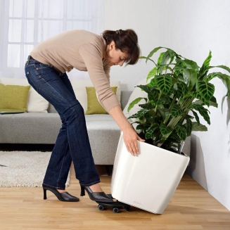  Lechuza Quadro Premium LS 21 flowerpot | 28 | 35 | 43 | 50 white gloss - 11