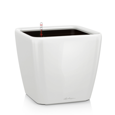 Donica Lechuza Quadro Premium LS 21 | 28 | 35 | 43 | 50 biały połysk