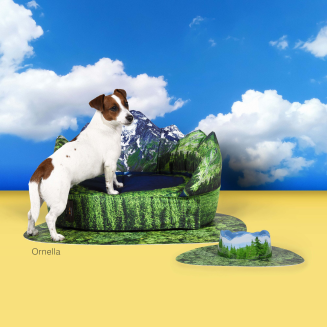 Legowisko dla psa United Pets Les Alpes z matą - 2