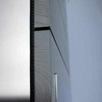  Keilbach Glasnost Wood letterbox gray - 2