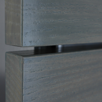  Keilbach Glasnost Wood letterbox gray - 5