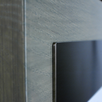  Keilbach Glasnost Wood letterbox gray - 4