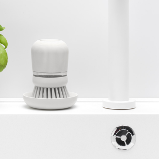 Szczotka do mycia naczyń z dozownikiem na płyn Brabantia Sink Side jasnoszara - 6