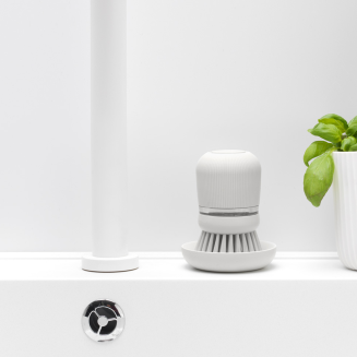 Szczotka do mycia naczyń z dozownikiem na płyn Brabantia Sink Side jasnoszara - 13