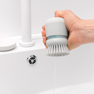 Szczotka do mycia naczyń z dozownikiem na płyn Brabantia Sink Side jasnoszara - 11