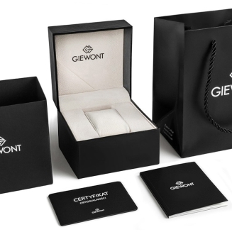 Zegarek Męski Giewont Chronograph Sapphire Złoto Czarny GW8510-B5 - 11