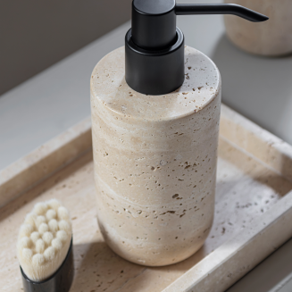 Dozownik do mydła Mette Ditmer Denmark Travertine Tall | BESTSELLER | SZYBKA WYSYŁKA - 2
