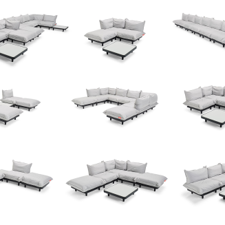 Sofa ogrodowa Fatboy Paletti Set Medium Sahara - 9