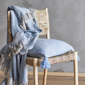  Bloomingville Rodion Blue pillow 45x45 cm - 2
