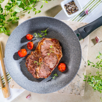 Patelnia granitowa indukcyjna Ballarini Ferrara - 24 cm - 11