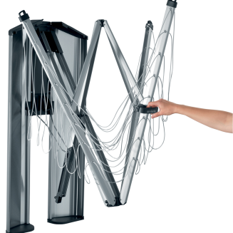 Suszarka ścienna na pranie Brabantia Wallfix w obudowie - 2