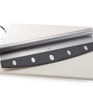 Zestaw nóż do pizzy + kamień ze stojakiem Gefu Darioso prostokątny - 3