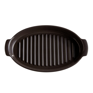  Emile Henry Papillote steamer for fish, 42 x 25 cm, black - 4