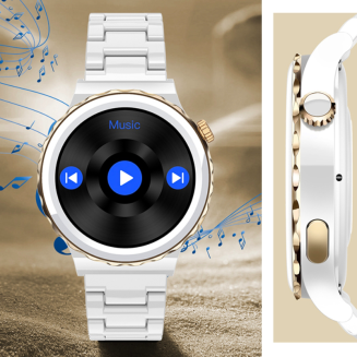 Smartwatch Damski Rubicon RNCE92 PRO White/2 x Pasek SMARUB171 - 6