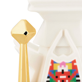 Figurka z porcelany Alessi Holyhedrics Joseph - 4