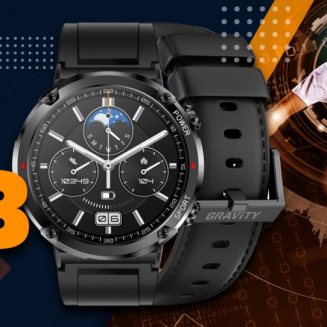 Smartwatch Gravity GT21-3 + Czarny Pasek Silikonowy - 10