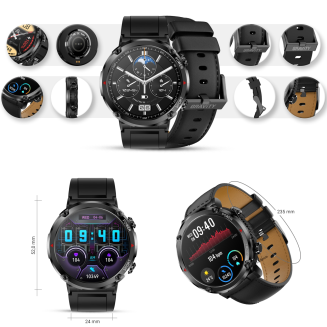 Smartwatch Gravity GT21-3 + Czarny Pasek Silikonowy - 11