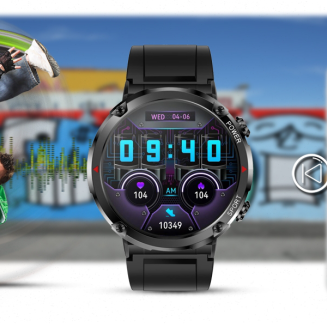 Smartwatch Gravity GT21-3 + Czarny Pasek Silikonowy - 17