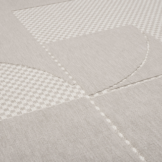 Dywan outdoorowy Fatboy Carpretty Petit Jigsaw Cream/White 160x230 cm - 3